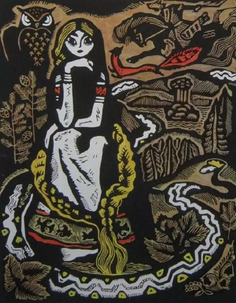 Виталий Волович, иллюстрация к сказкам Бажова