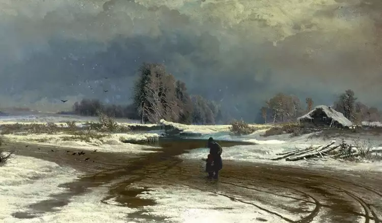 Федор Васильев. «Оттепель», 1871 Федор Васильев. «Оттепель», 1871