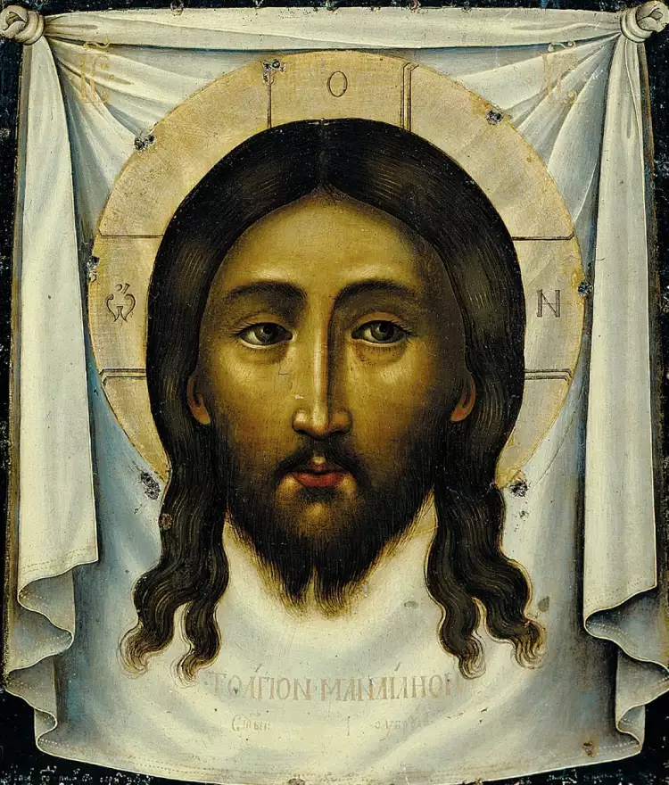 Die berühmtesten orthodoxen Ikonen. Simon Uschakow. Spas Nerukotvornyi, zweite Hälfte des 12. Jahrhunderts