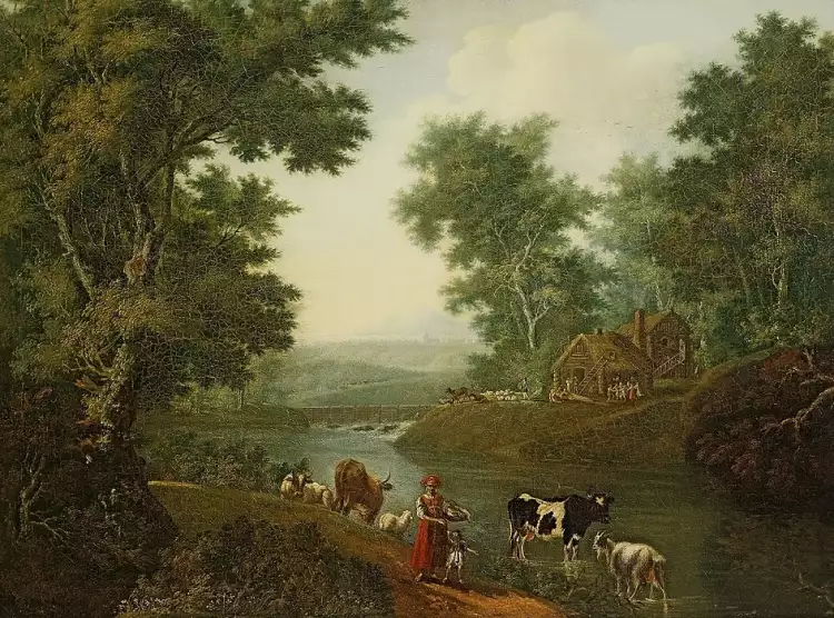 Pastorale. Semjon Schtschedrin. Blick auf die Umgebung von Sankt Peterburg, 1777 Pastorale. Semjon Schtschedrin. Blick auf die Umgebung von Sankt Peterburg, 1777
