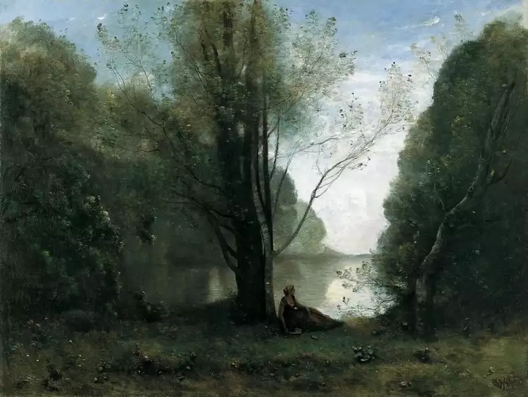 Камиль Коро. «Одиночество. Вспоминая Вижан», 1866 Камиль Коро. «Одиночество. Вспоминая Вижан», 1866