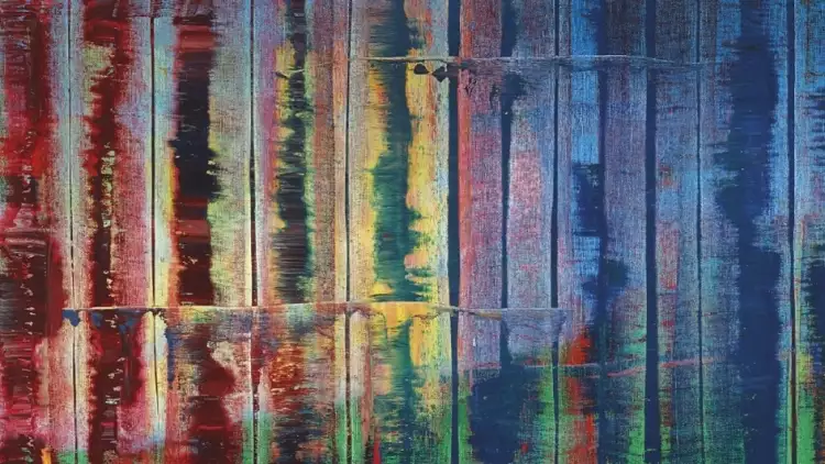 Герхард Рихтер. Картина «Абстрактная картина», 1992