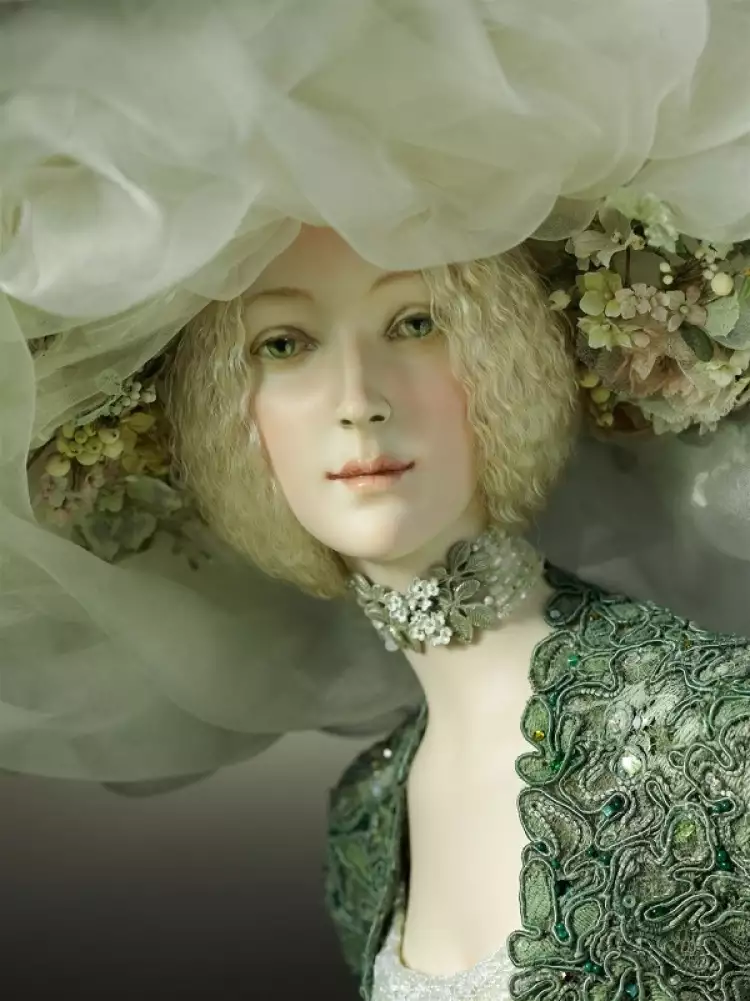 Фарфоровая кукла. Работа Александры Кукиновой