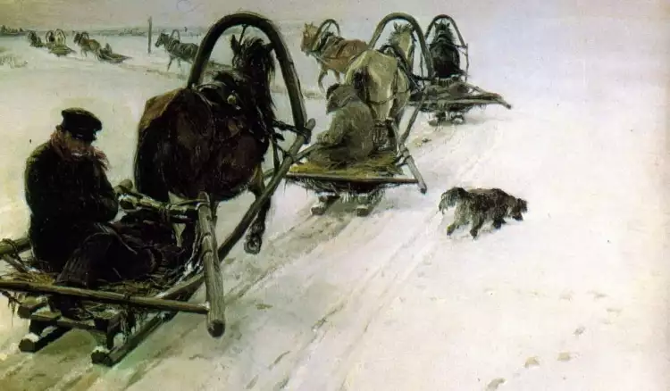 Передвижники. Илларион Прянишников. «Порожняки» Передвижники. Илларион Прянишников. «Порожняки»