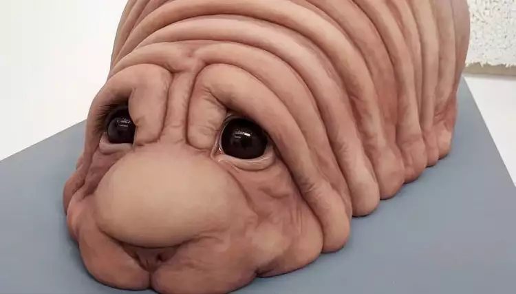 Новый мем голландского скульптора, автора Ждуна