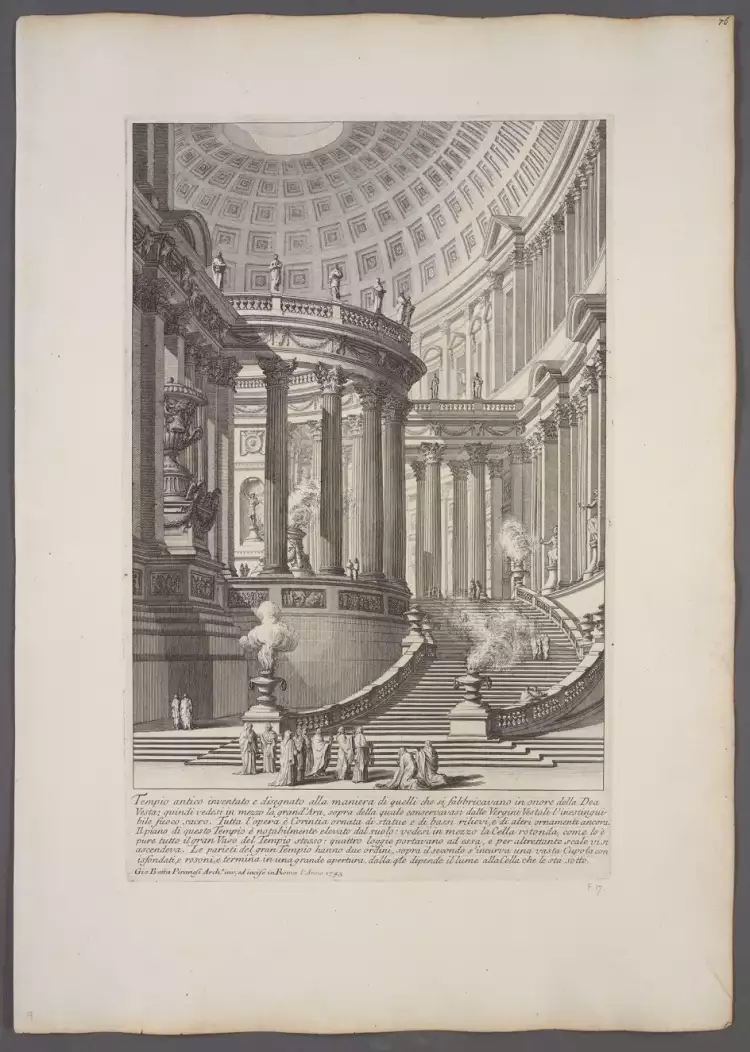 Джованни Баттиста Пиранези. Античные колонны, 1748-1751