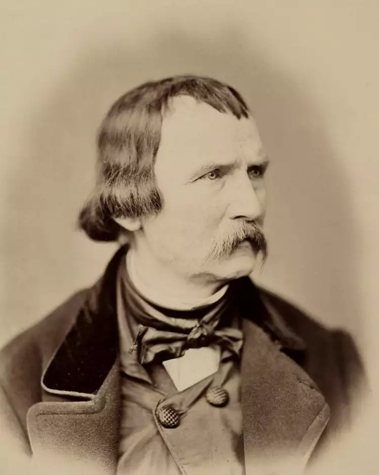 Вильгельм фон Каульбах. Фотопортрет художника, 1865 Вильгельм фон Каульбах. Фотопортрет художника, 1865