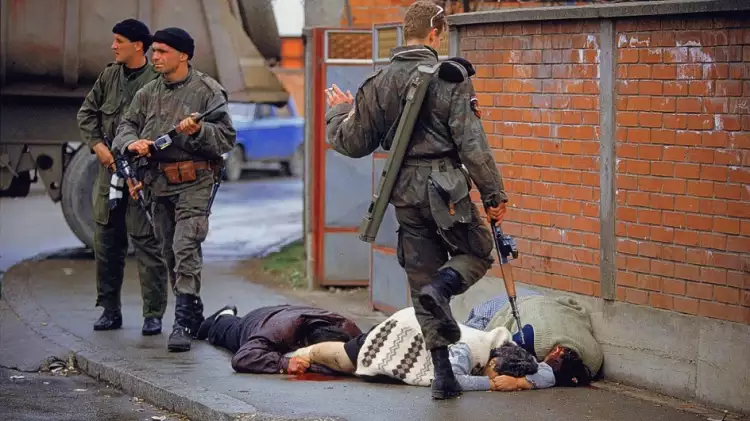 Фото Рона Хавива. Война в Боснии