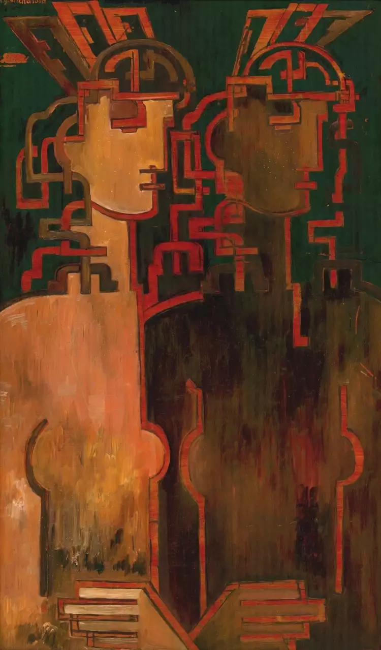 Наталья Сергеевна Гончарова. Картина «Испанки», 1928