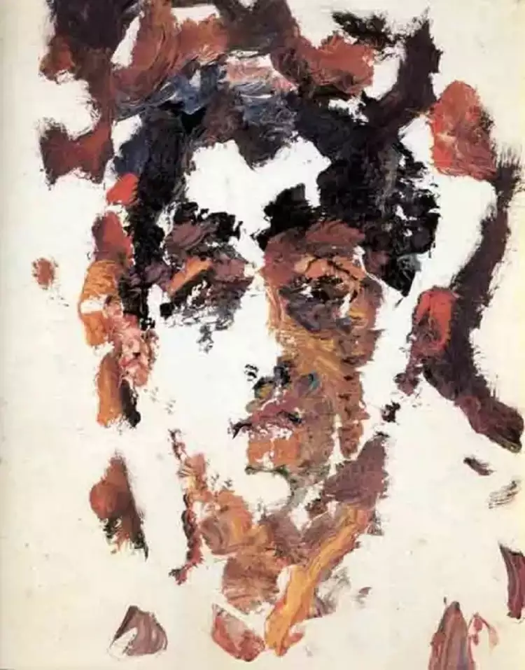 Anatoly Zverev. The painting Portrait of George Kostaki, 1959 Anatoly Zverev. The painting Portrait of George Kostaki, 1959