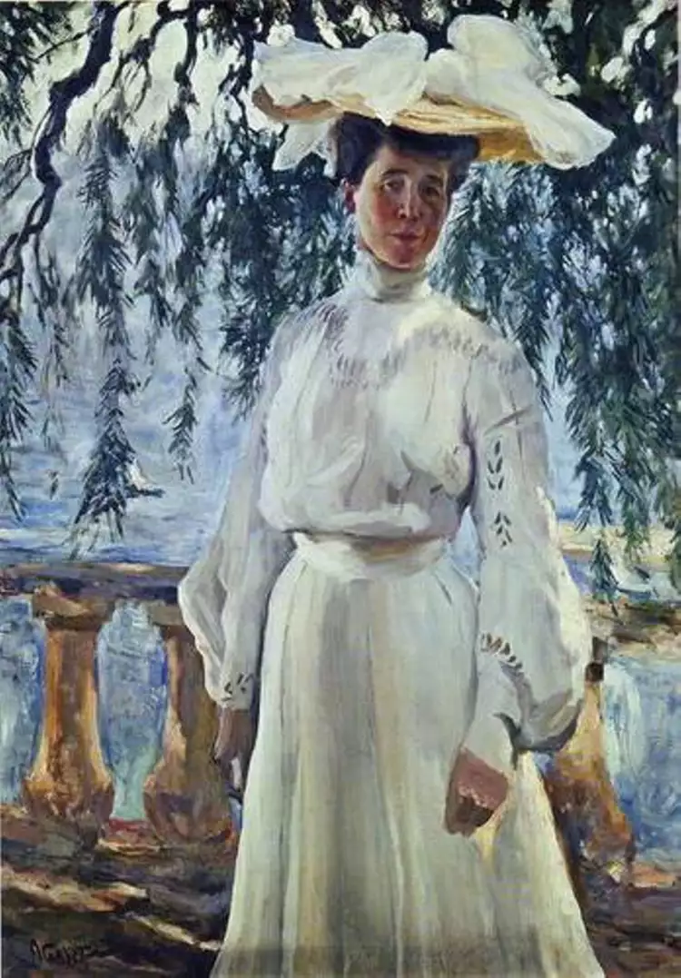 Лев Бакст. Картина «Любовь Гриценко-Бакст», 1903 Лев Бакст. Картина «Любовь Гриценко-Бакст», 1903