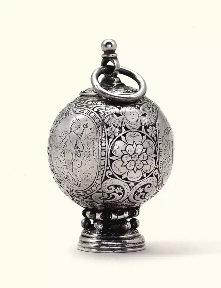 Серебряные аксессуары XIX века. Серебряный помандер, Нидерланды, 1620 г. Серебряные аксессуары XIX века. Серебряный помандер, Нидерланды, 1620 г.