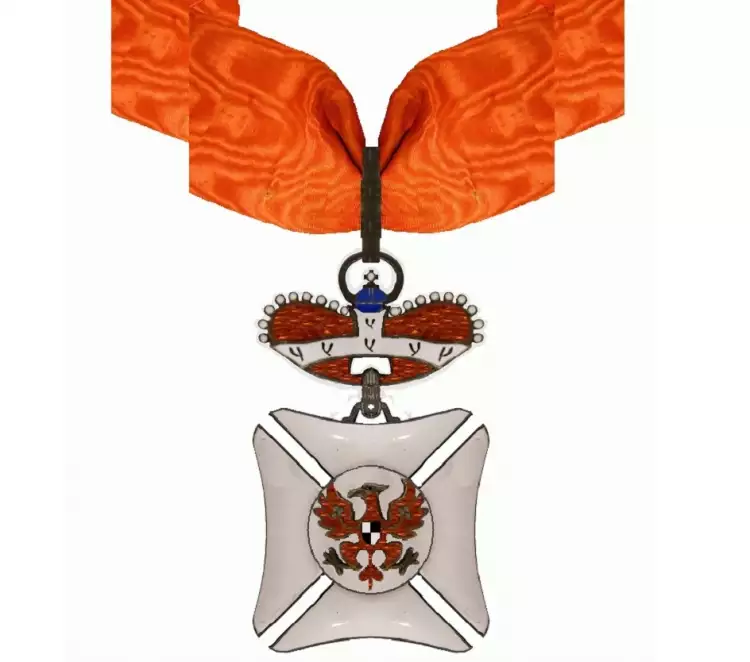 Орден Красного Орла. Знак 3-го класса, использовался в период 1854-1918 гг.