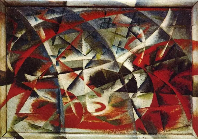 Джакомо Балла. Картина «Абстрактная скорость + звук», 1913-1914 Джакомо Балла. Картина «Абстрактная скорость + звук», 1913-1914