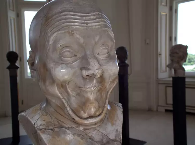 Франц Ксавер Мессершмидт. Скульптура «Эмоция 18 — преднамеренная шутка», 1770-е