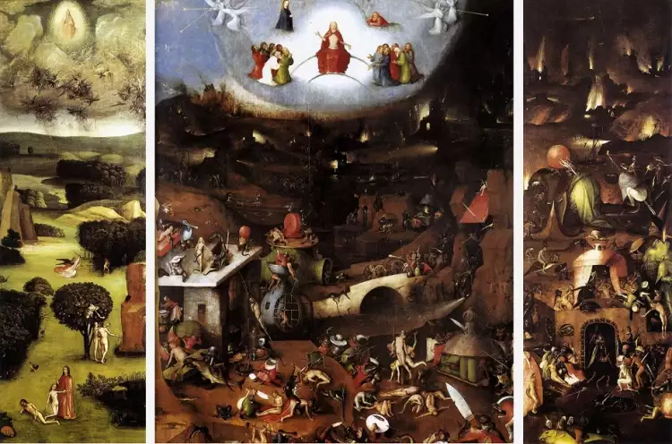 Иероним Босх. Картина «Страшный суд», 1504