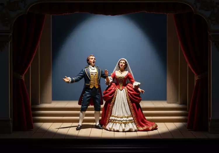 Сцена из театрального или оперного представления