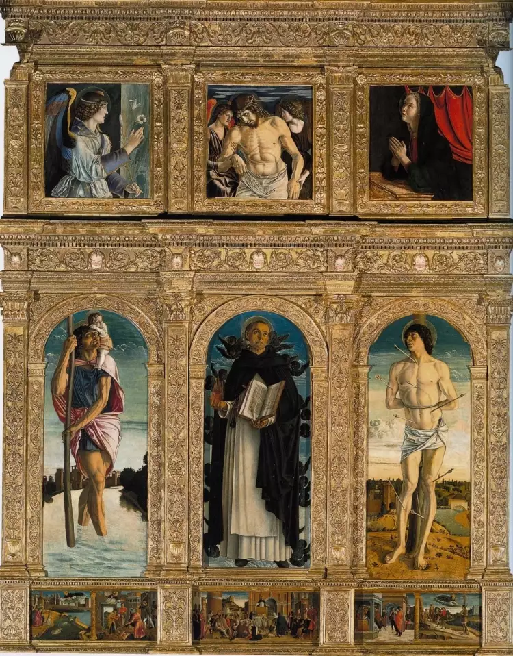 Джованни Беллини. Картина «Полиптих Св. Винченцо Феррера», после 1464