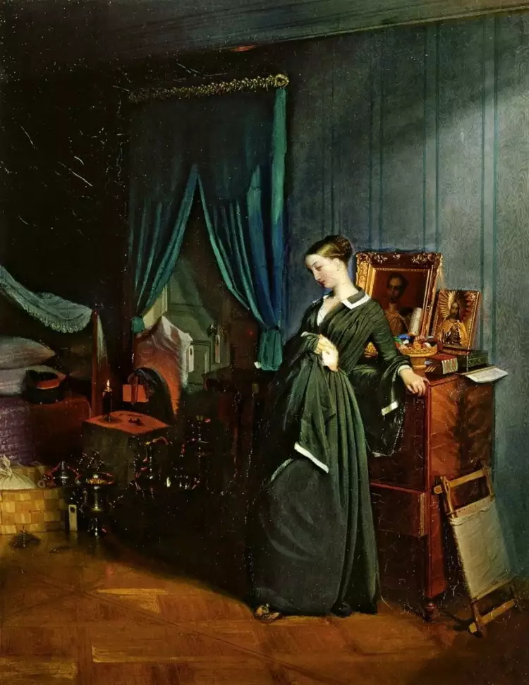 Сумасшедшие художники. Павел Федотов. Вдовушка