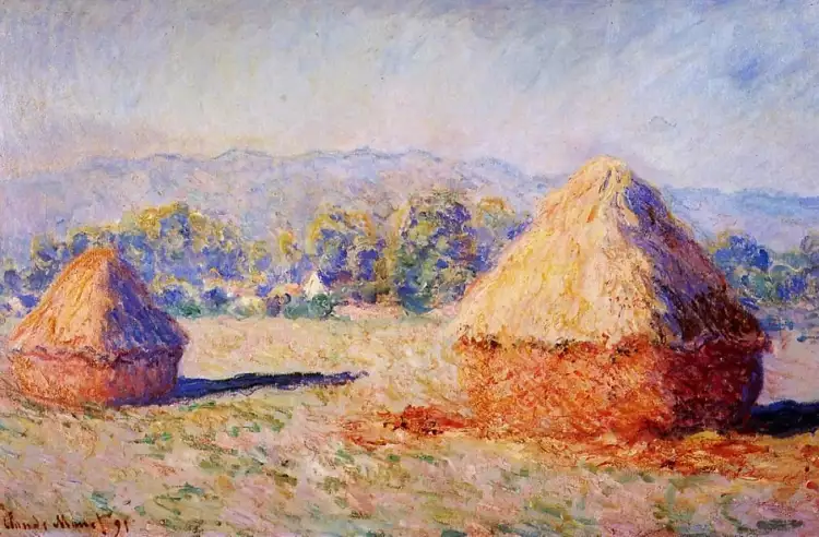 Импрессионизм. Клод Моне. «Стога сена» (4), 1890-1891 Импрессионизм. Клод Моне. «Стога сена» (4), 1890-1891