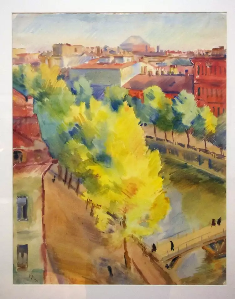 Николай Тырса. Картина «Мойка», 1931