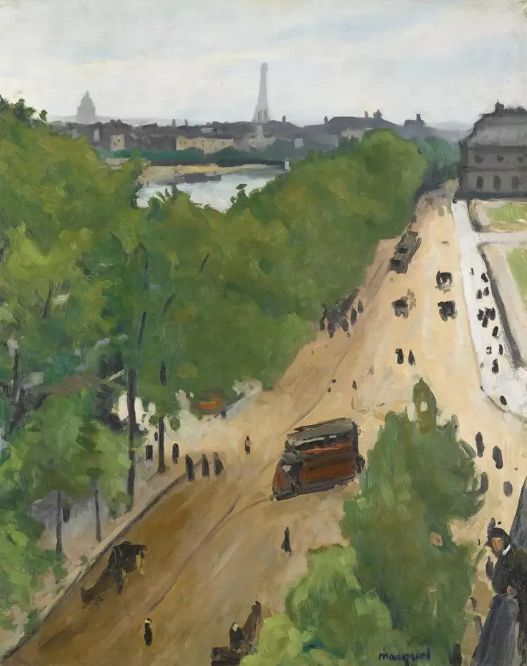 Альбер Марке. «Набережная Лувра», 1906