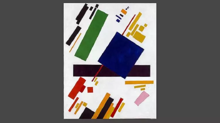 Самые дорогие картины русских художников. Малевич, «Супрематическая композиция»