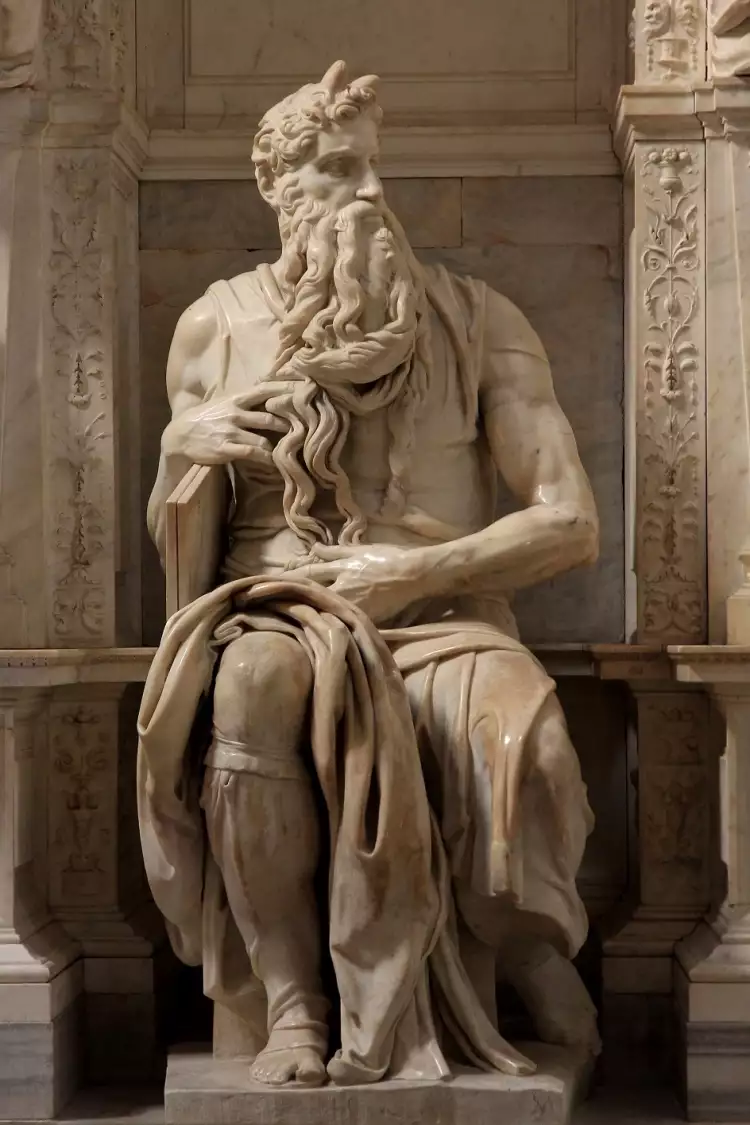 Michelangelo. Moses, 1513-1515 Michelangelo. Moses, 1513-1515