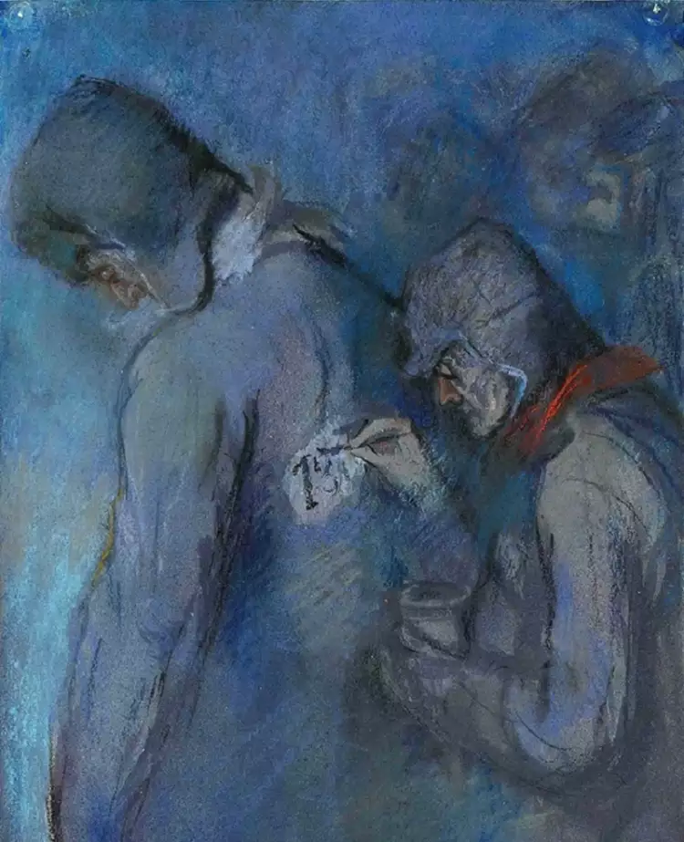 Художники-жертвы сталинских репрессий. Рудаков. Художник, поправляющий номер