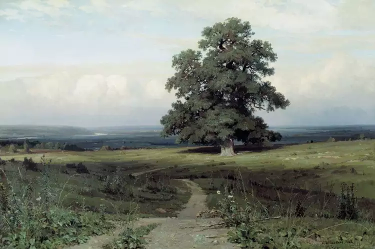 Иван Шишкин. Картина «Среди долины ровныя», 1883