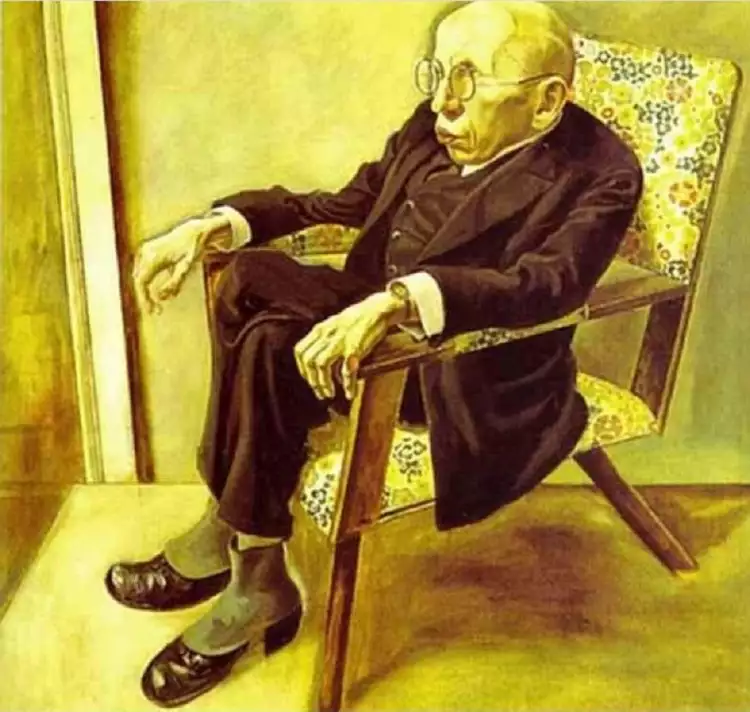 Георг Гросс. Картина «Портрет писателя Макса Херманна-Нейсе», 1925