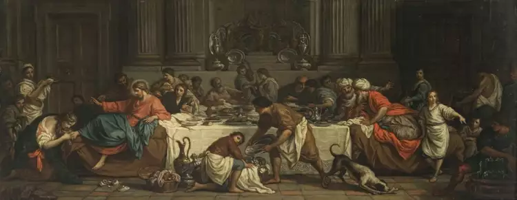 Pierre Subleyras. Das Gastmahl im Haus des Pharisäers Simon/Hochzeit zu Kanaa