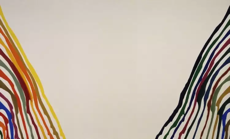 Acryl. Maurice Louis. Theta, 1961 Acryl. Maurice Louis. Theta, 1961