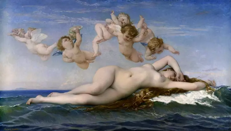 Александр Кабанель. Картина «Рождение Венеры», 1863 Александр Кабанель. Картина «Рождение Венеры», 1863