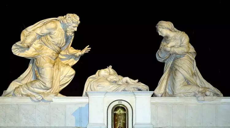 Рождество в искусстве. Мишель Ангье. «Рождество»