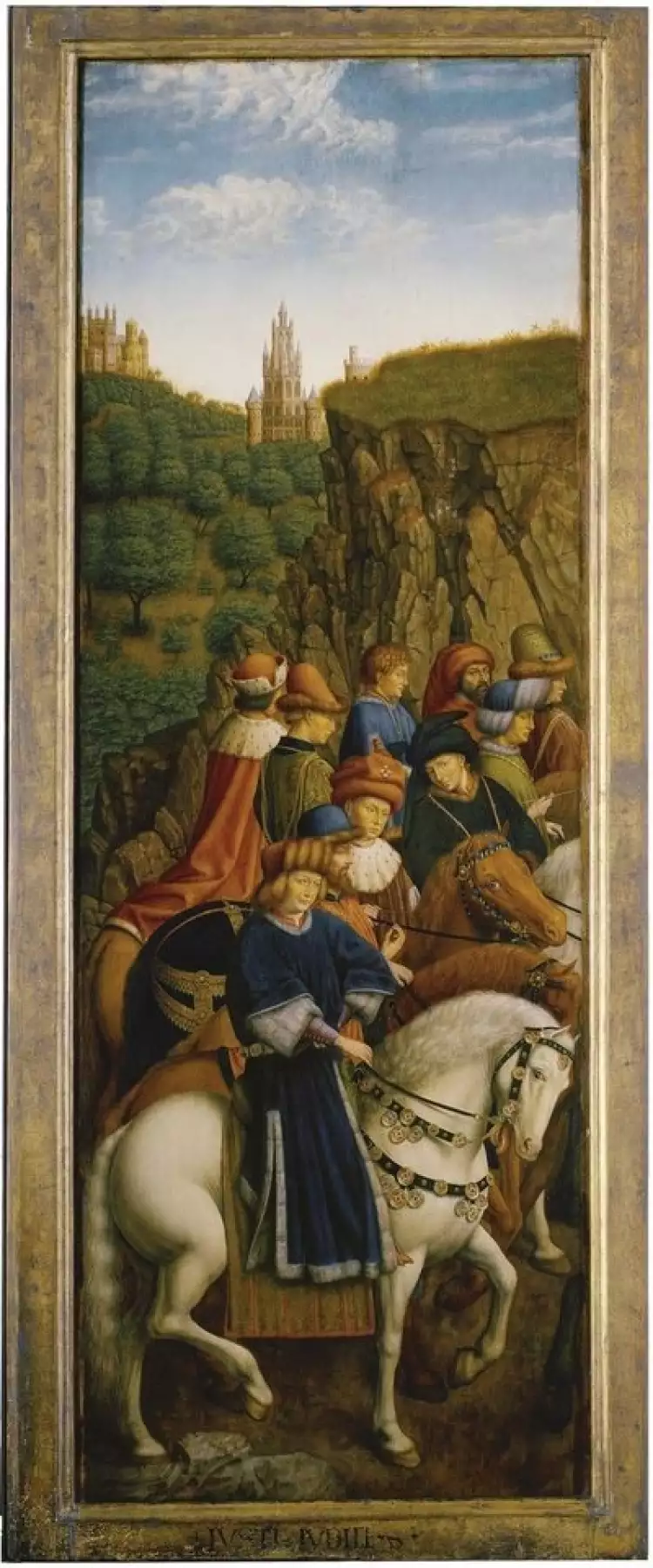 Утерянные шедевры. Створка с изображением «Праведных судей». Ян ван Эйк