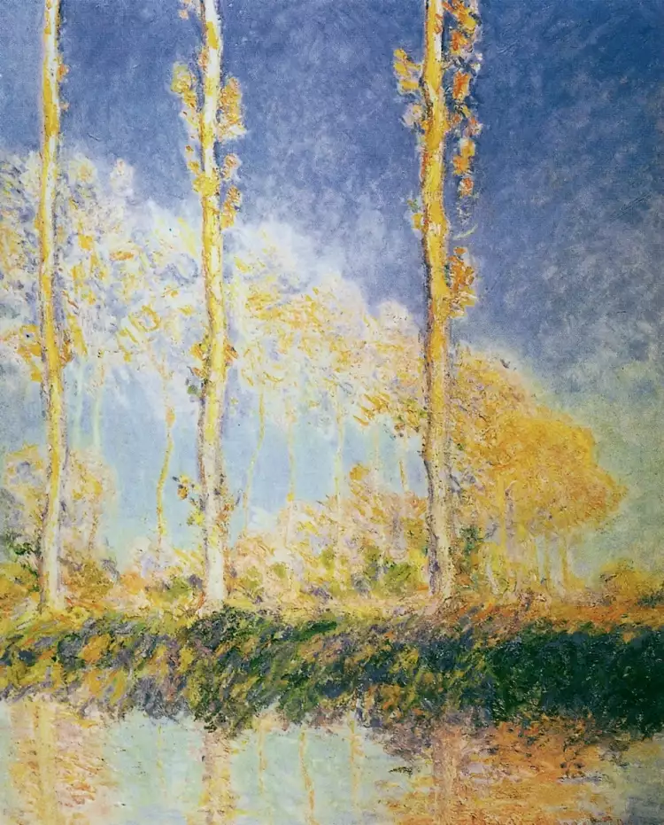 Поль Дюран-Рюэль — крестный отец импрессионизма. Клод Моне. Картина из серии «Тополя»