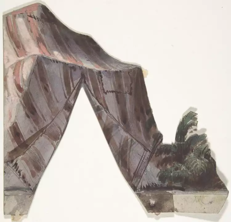 Эжен Сисери. Эскиз декораций к опере, дата создания неизвестна