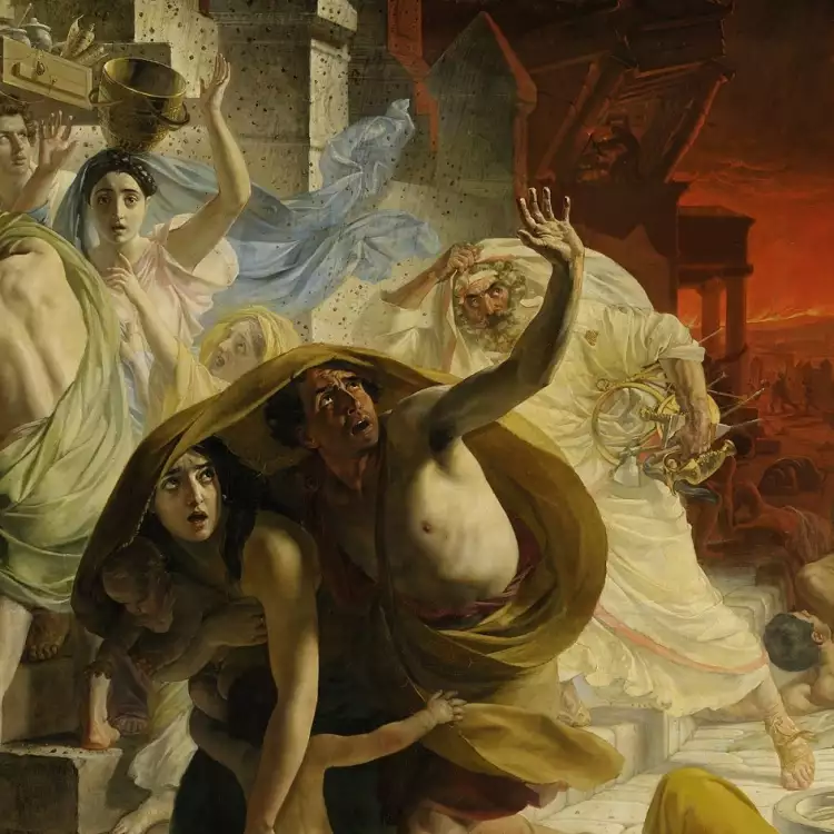 Карл Брюллов. «Последний день Помпеи», 1833 (фрагмент) Карл Брюллов. «Последний день Помпеи», 1833 (фрагмент)