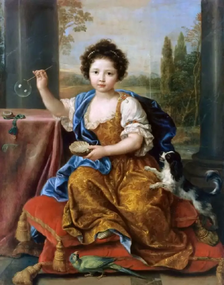 Позитивные картины для поднятия настроения. Пьер Миньяр. Портрет Марии Анны де Бурбон