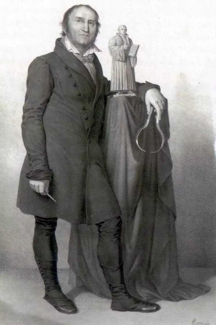 Иоганн Готфрид Шадов. Литография «Автопортрет», 1830