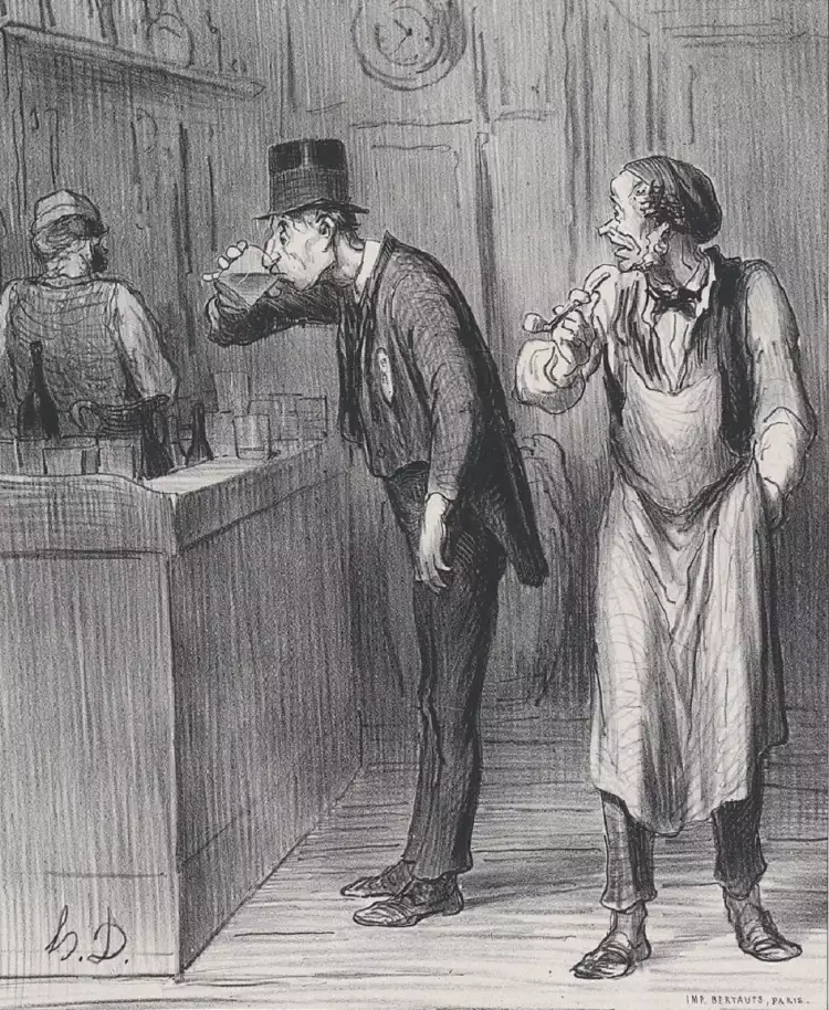 Оноре Домье. Литография, год создания неизвестен