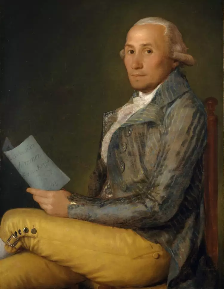 Лессировка. Франциско Гойя. Картина «Портрет Себастьяна Мартинеса Переса», 1792