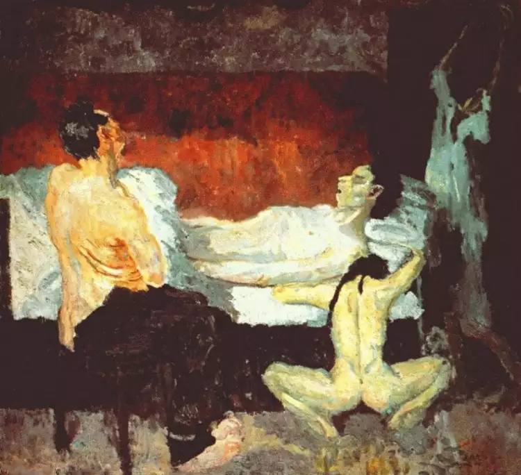 Макс Бекман. «Большая сцена смерти», 1906