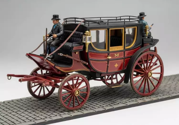 Почтовая карета на дороге в XIX веке Почтовая карета на дороге в XIX веке