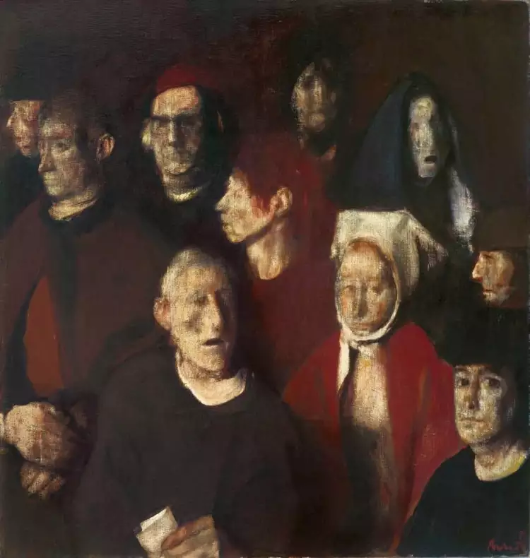 Корнелиу Баба. Картина «Сограждане», 1974