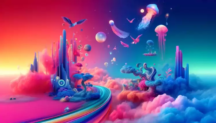 Surrealism and Abstract Gradients: Design Trends of 2024