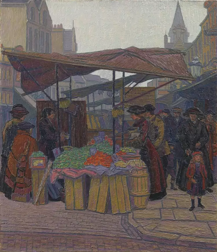 Неореализм. Шарль Жинне. «Фруктовая лавка», 1914 Неореализм. Шарль Жинне. «Фруктовая лавка», 1914