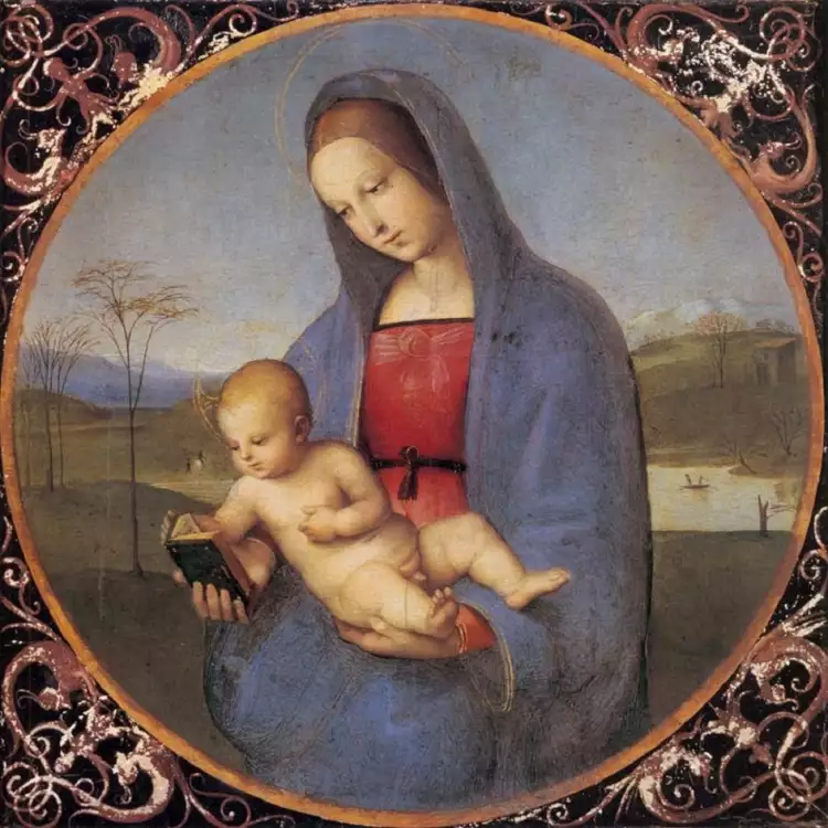 Renaissance. Raffaello Santi. Madonna Connestabile, 1502-1504 Renaissance. Raffaello Santi. Madonna Connestabile, 1502-1504