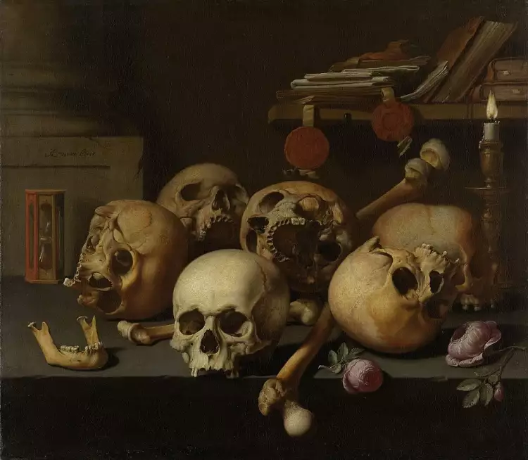 Vanité. Aelbert Jansz. van der Schoor. Vanité, 1640-1660 Vanité. Aelbert Jansz. van der Schoor. Vanité, 1640-1660
